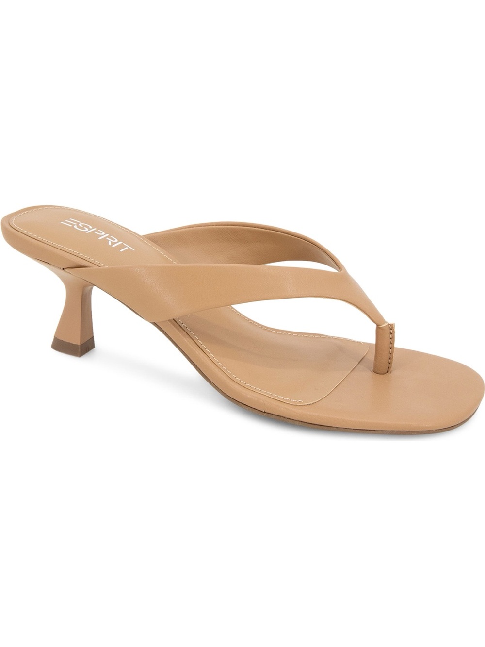Esprit Tan Elayna Thong Kitten-Heel Sandal